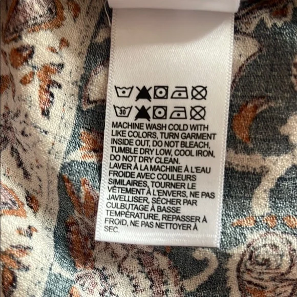 Lucky Brand Floral Print Women's Top - Picture 7 of 12